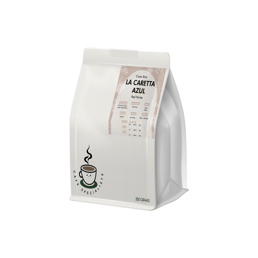 Premium Costa Rica – La Caretta Azul (Red Honey Processed) Coffee Bean - 2 x 500g