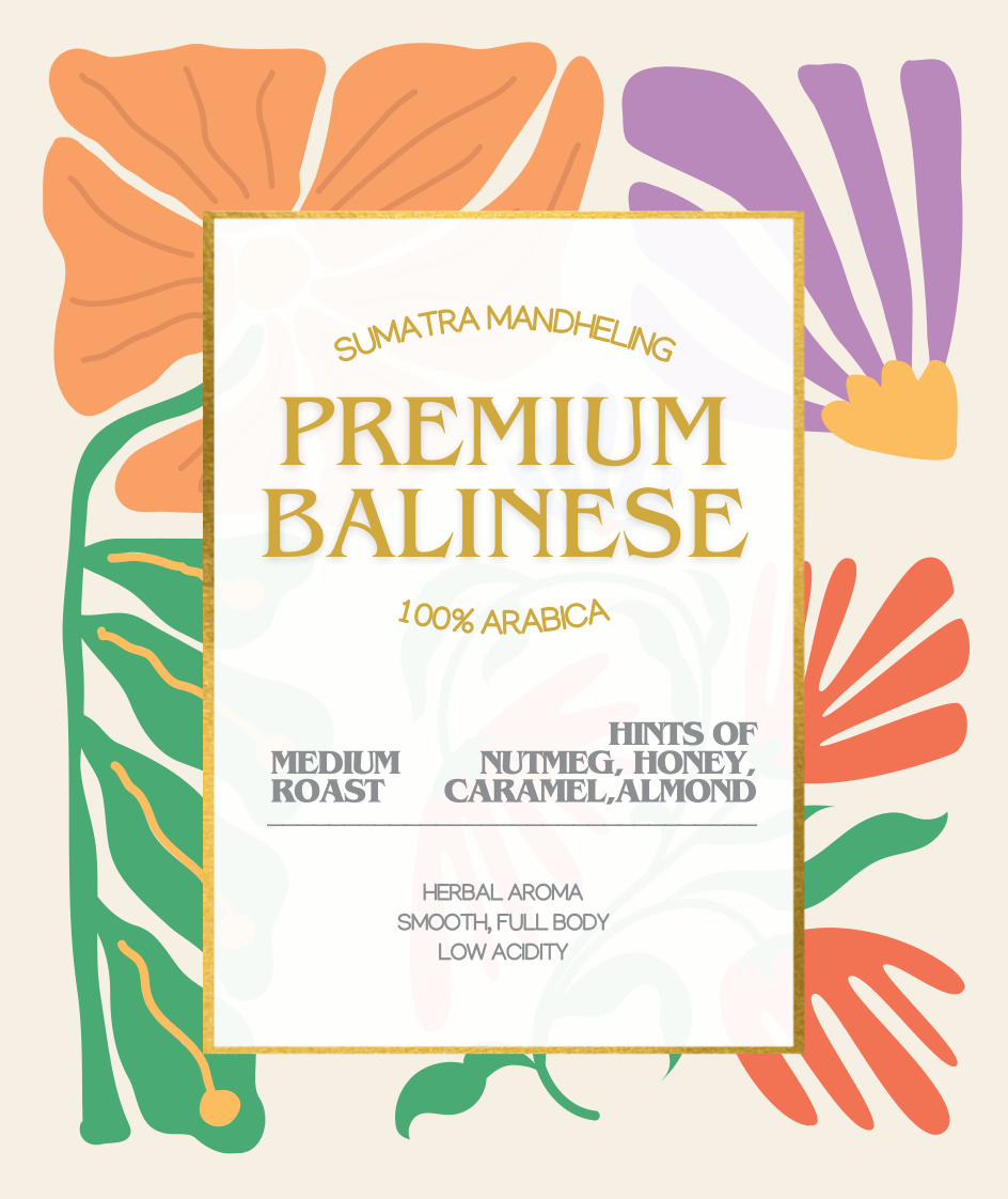Premium Balinese 100% Arabica Coffee Beans