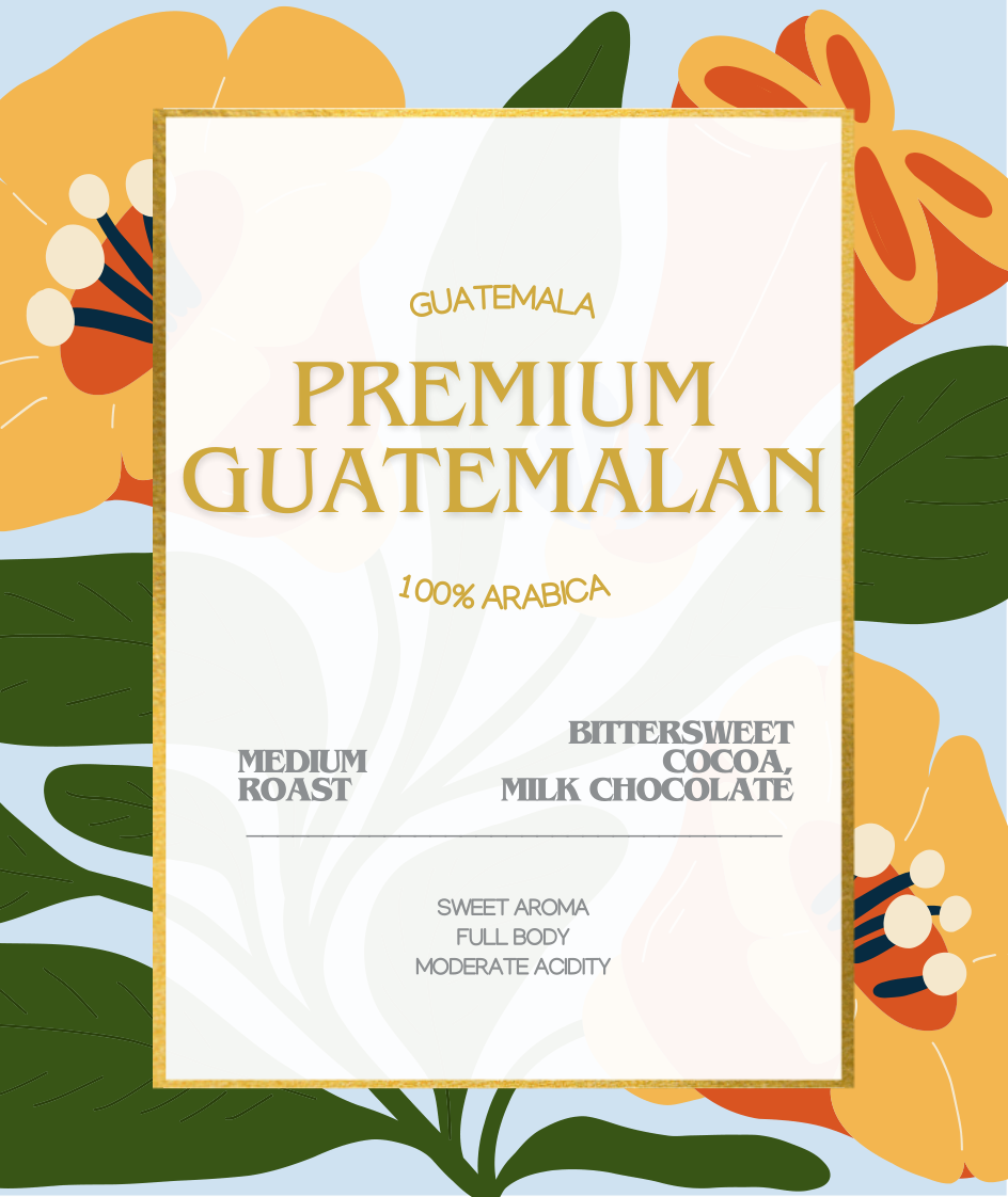 Premium Guatemalan 100% Arabica Coffee Beans