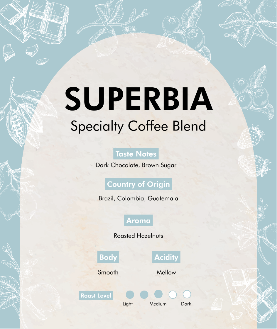 Premium 'Superbia' Blend Coffee Beans