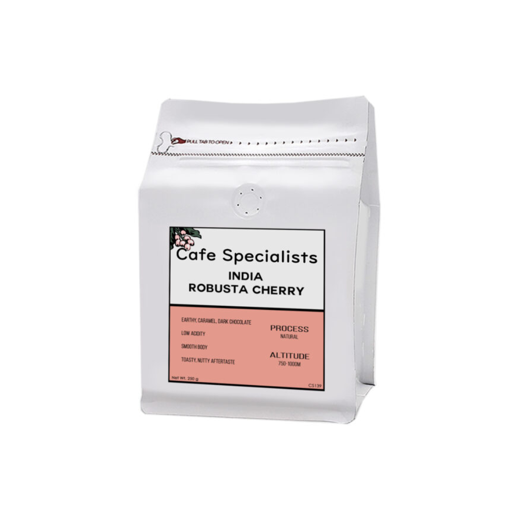 India Cherry Robusta Natural Coffee Beans