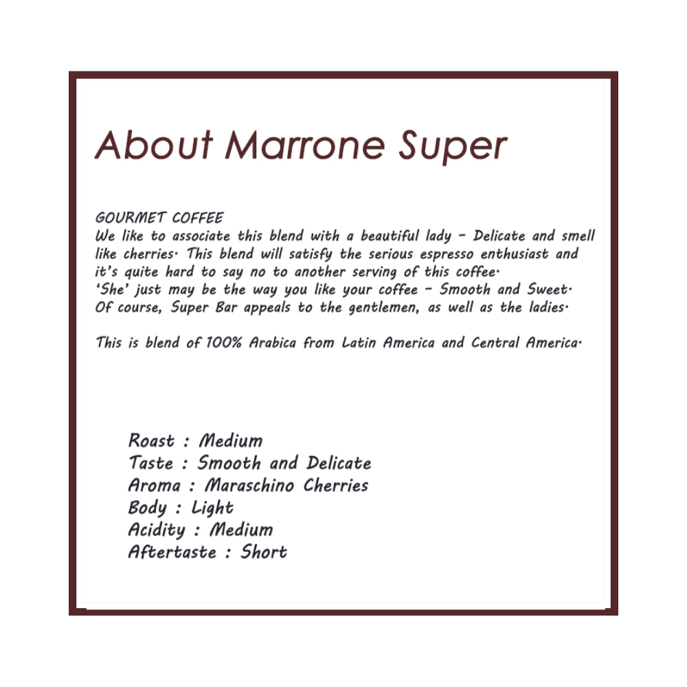 Marrone Super Coffee Beans
