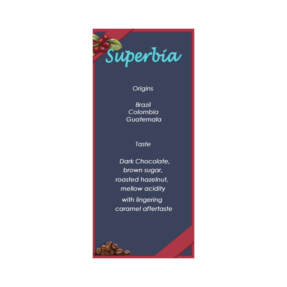 Premium 'Superbia' Blend Coffee Beans