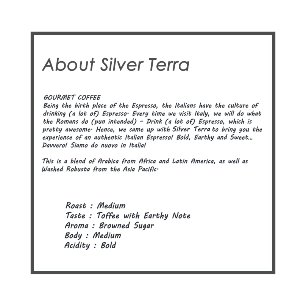 Silver Terra Coffee Beans