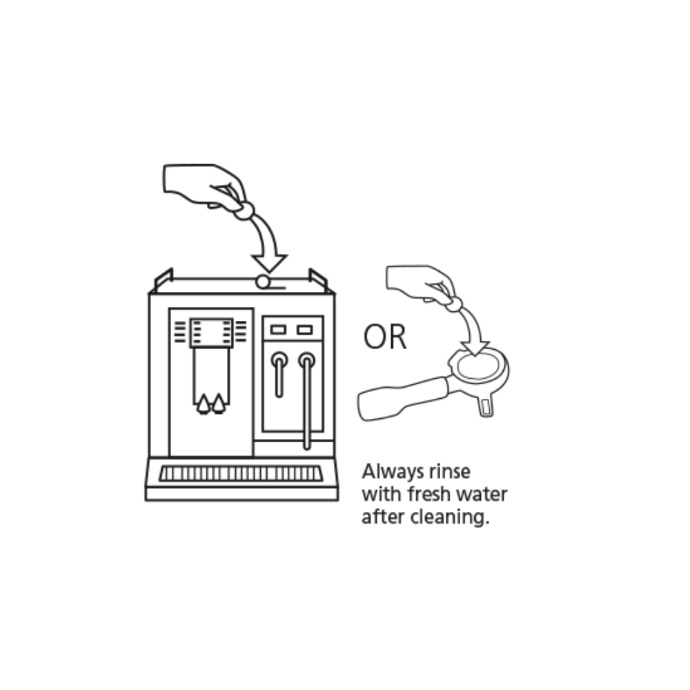 Cafetto® Tevo Mini Espresso Machine Cleaning Tablets