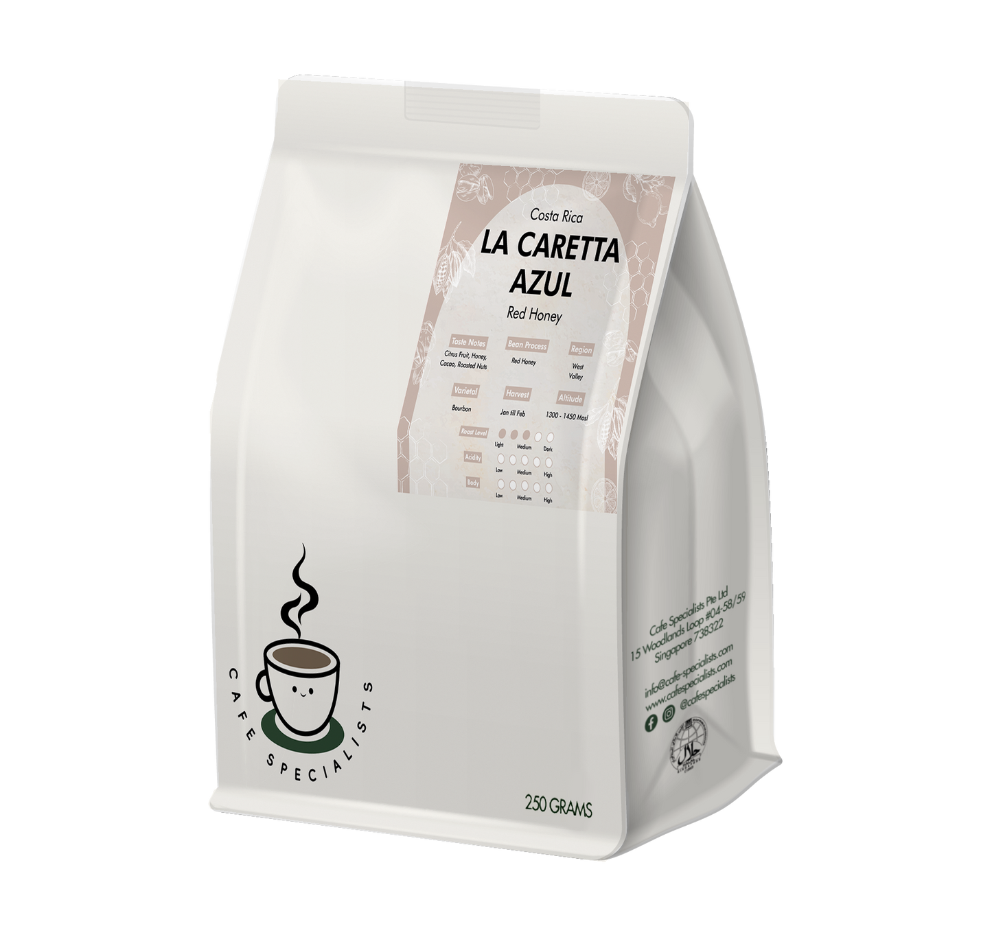 Premium Costa Rica - La Caretta Azul (Red Honey Processed) Coffee Beans