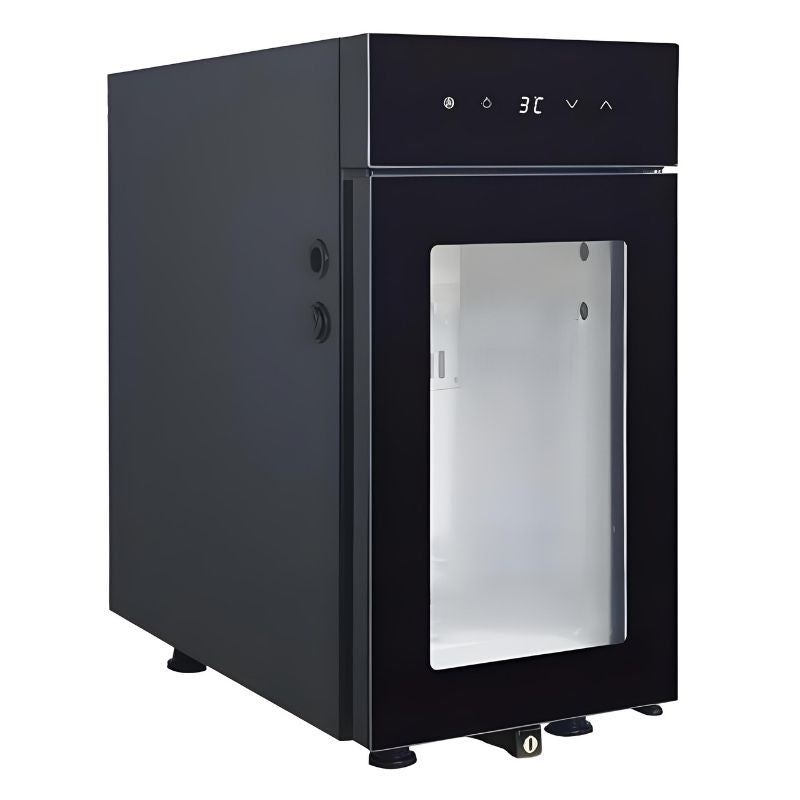 Dr. Coffee Milk Cooler Mini Fridge – Model BR9CN (No Auto Rinsing)