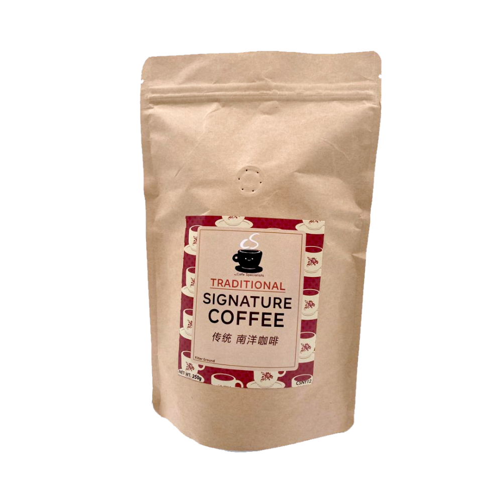 Premium Signature Roasted Ground Coffee Powder 250g (Filter Grind)