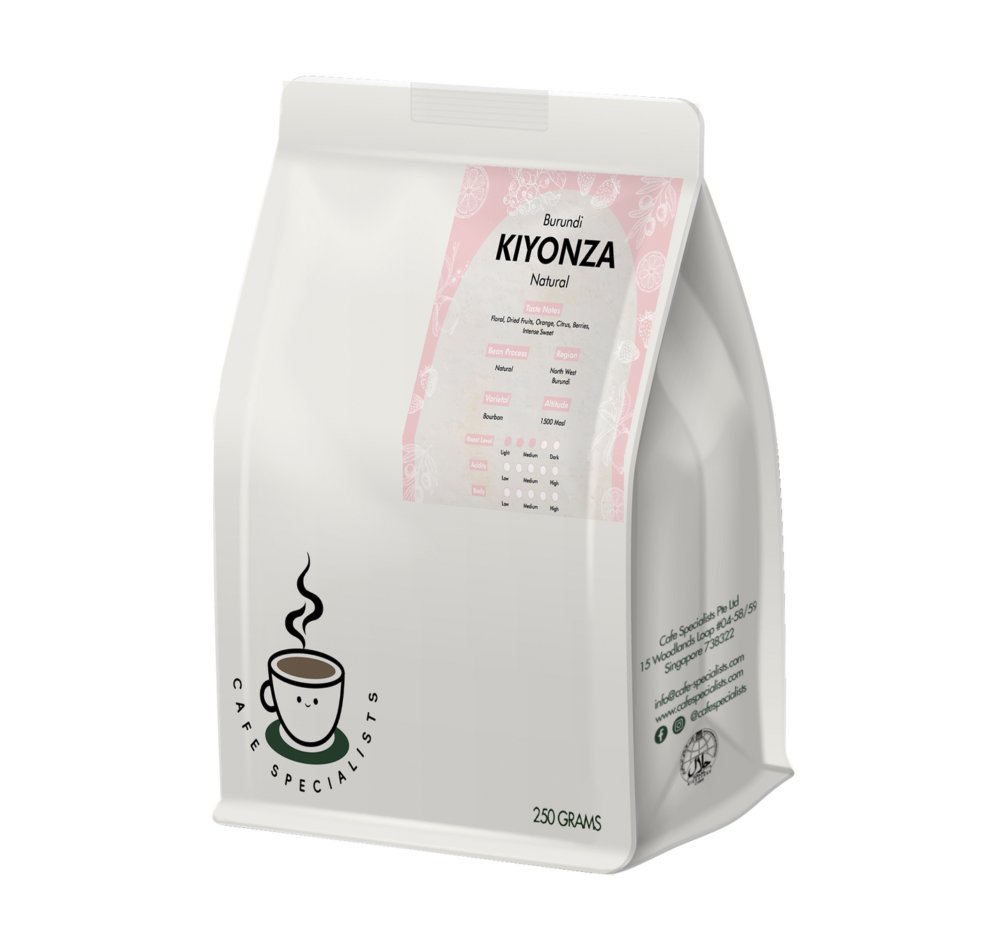 Premium Burundi - Kiyonza (Natural) Coffee Beans