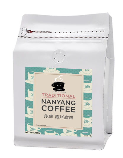 Premium Traditional Nanyang Roasted Ground Coffee Powder (Filter Grind)