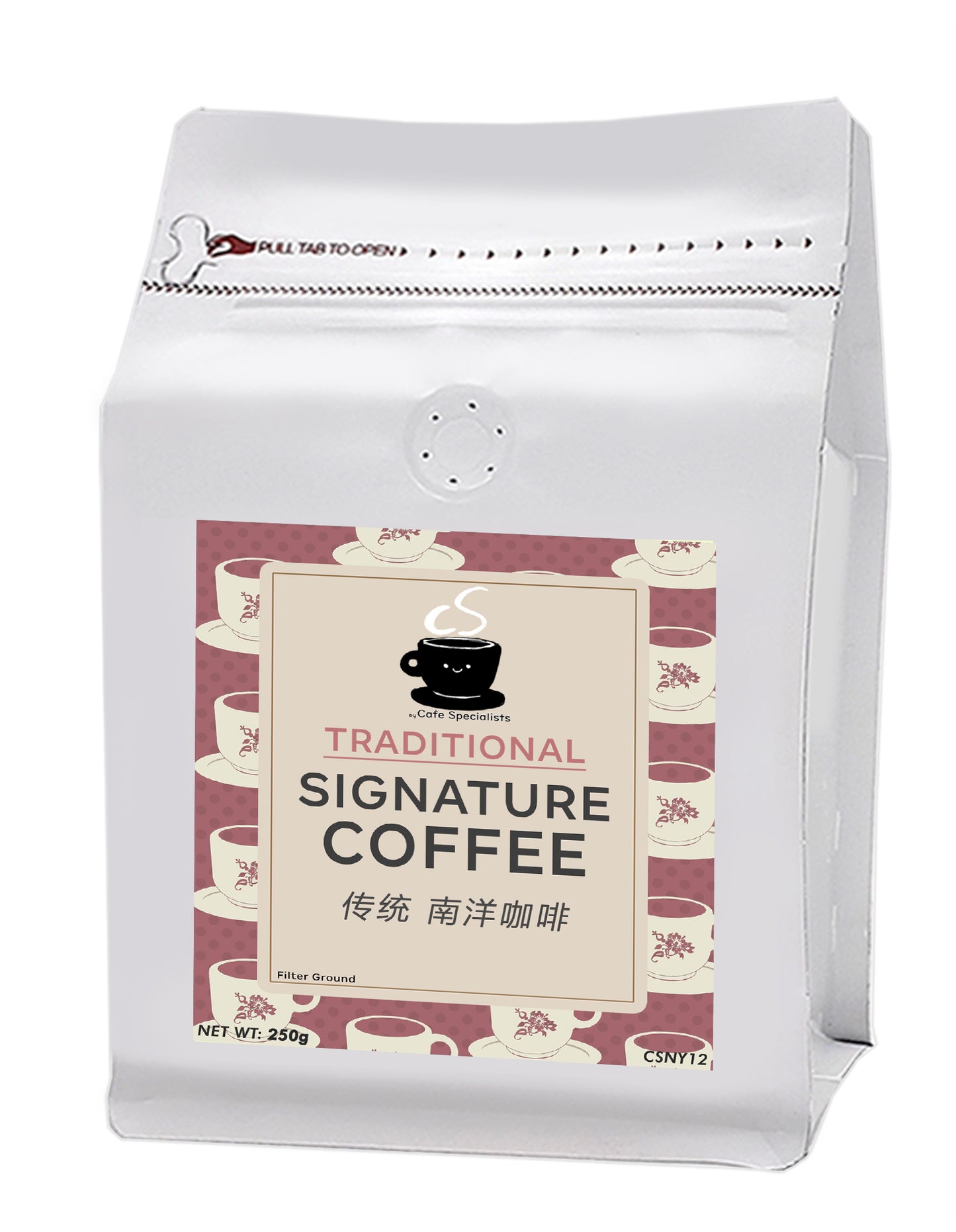Premium Traditional Signature Roasted Ground Coffee Powder (Filter Grind)