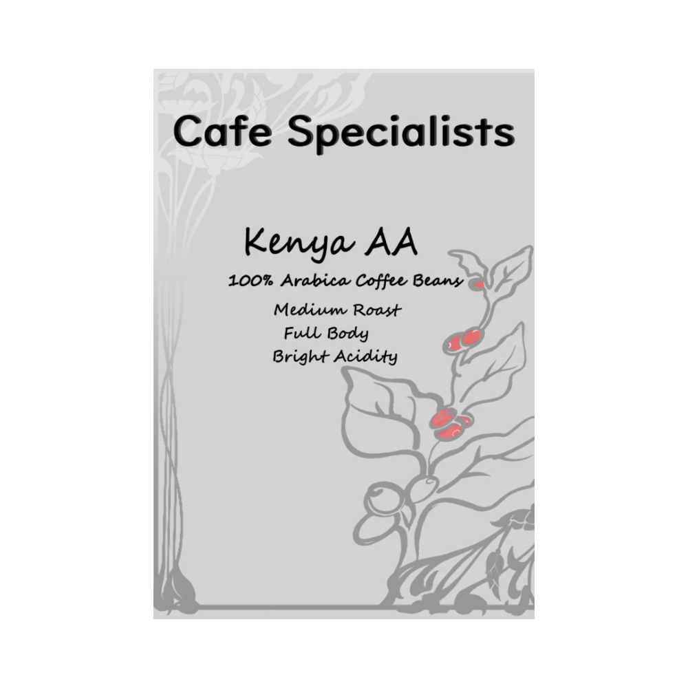 Premium Kenya AA 100% Arabica Coffee Beans