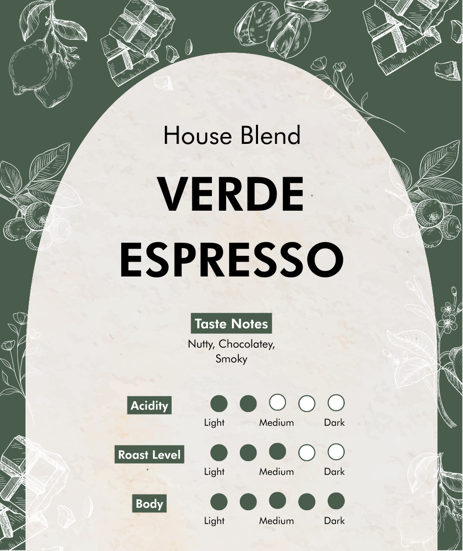 Verde Espresso Coffee Beans