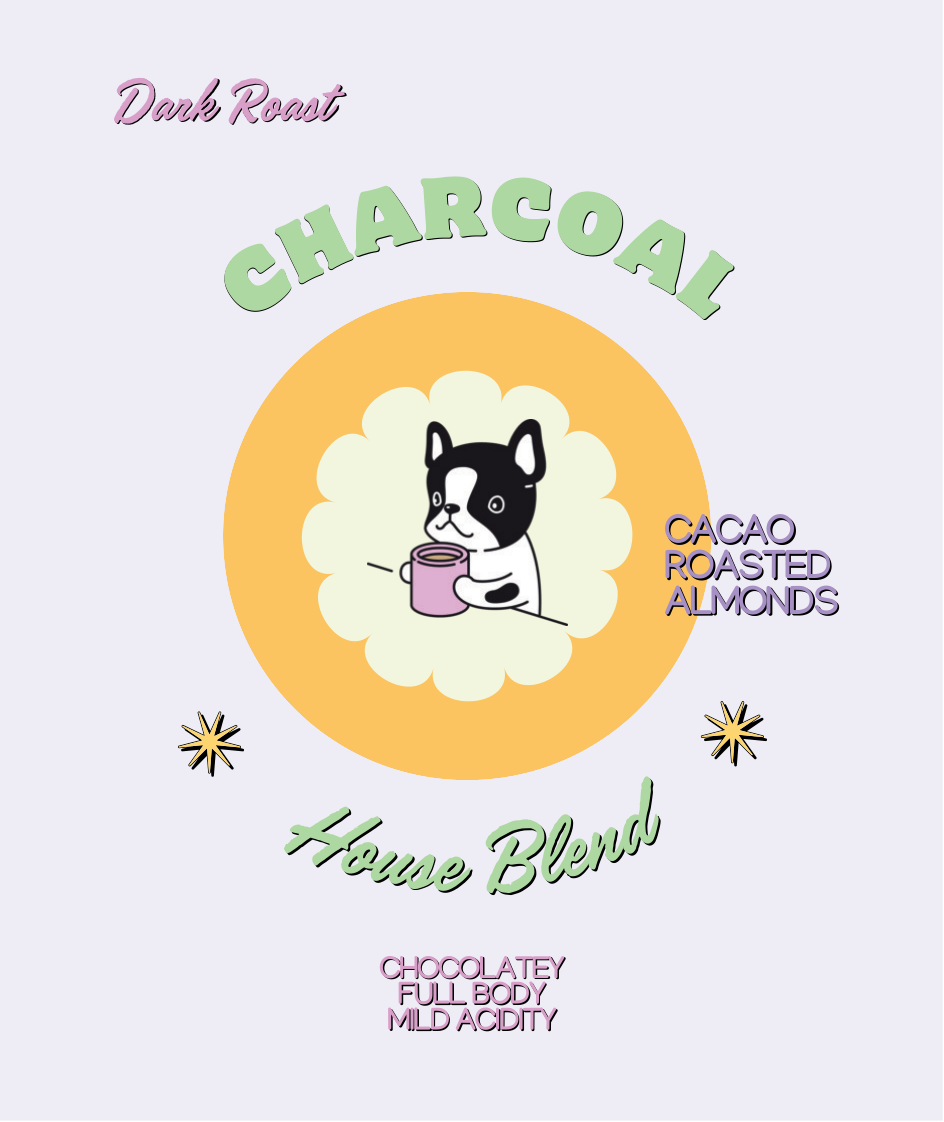 Charcoal Dark Roast Strong Coffee Beans