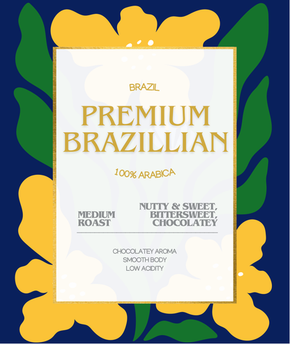 Premium Brazilian 100% Arabica Coffee Beans