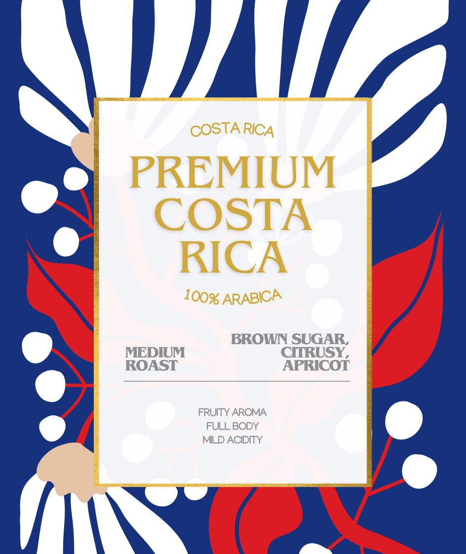 Premium Costa Rican 100% Arabica Coffee Beans