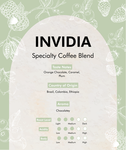 Premium 'Invidia' Blend Coffee Beans