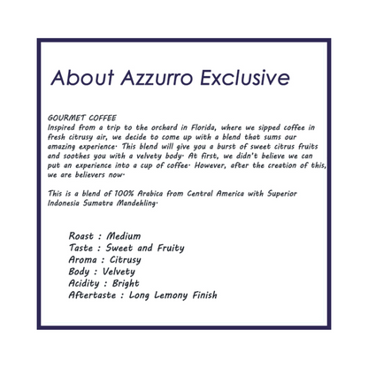Azzurro Exclusive Coffee Beans
