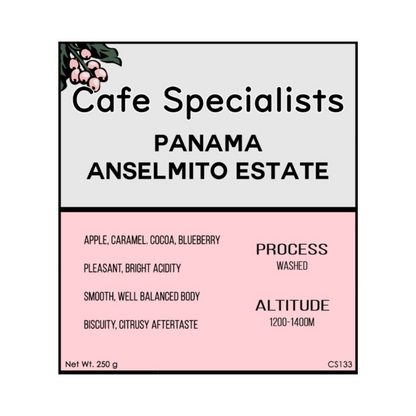 Panama Anselmito Estate Washed Single Origin Coffee Bean - 250g