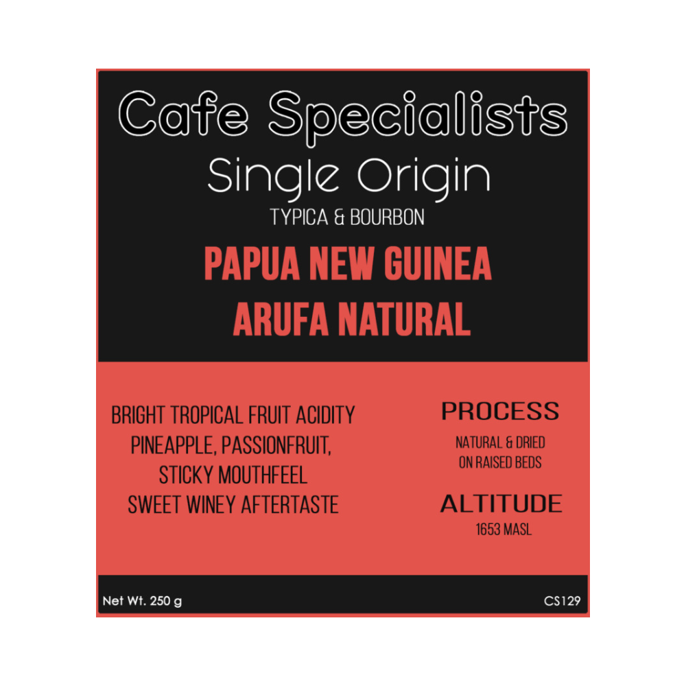 Papua New Guinea Arufa Natural Coffee Beans