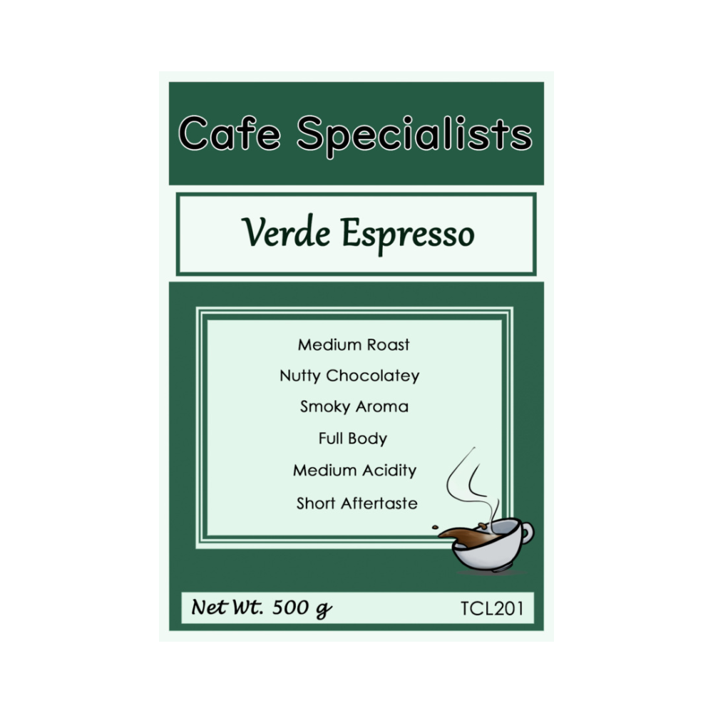 Verde Espresso Coffee Beans
