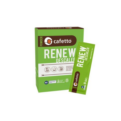 Cafetto® Renew Descaler – Industrial Strength NSF Listed Scale Remover (25 g Sachets or 2 kg Bulk)