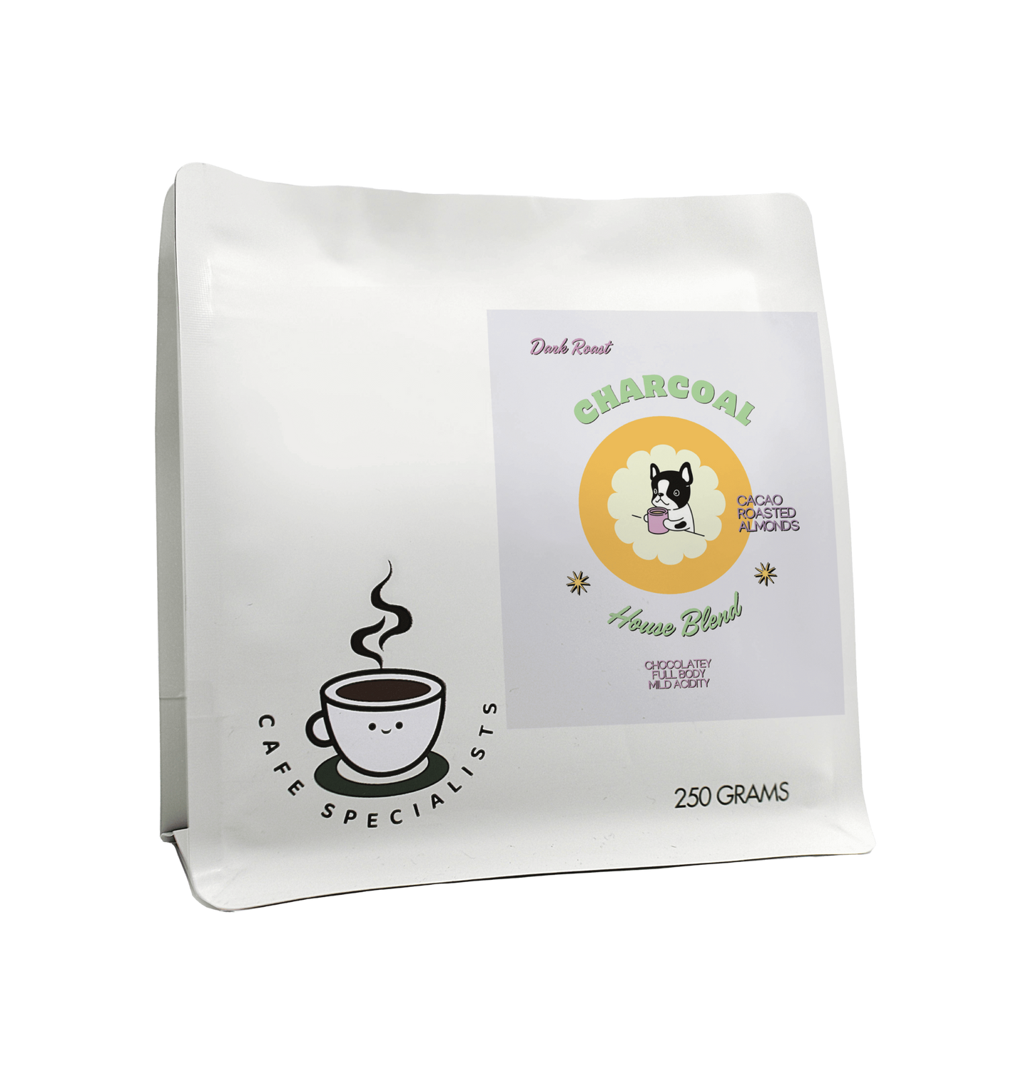 Charcoal Dark Roast Strong Coffee Beans