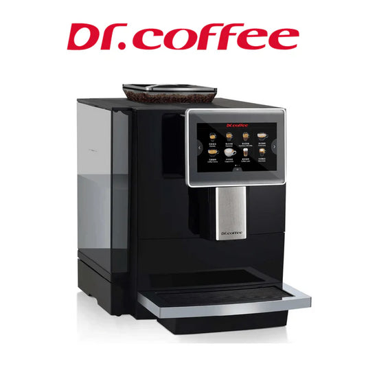 Dr. Coffee F10 – Compact Office Coffee Machine with One-Touch Milk Coffee & Multi-Water Supply