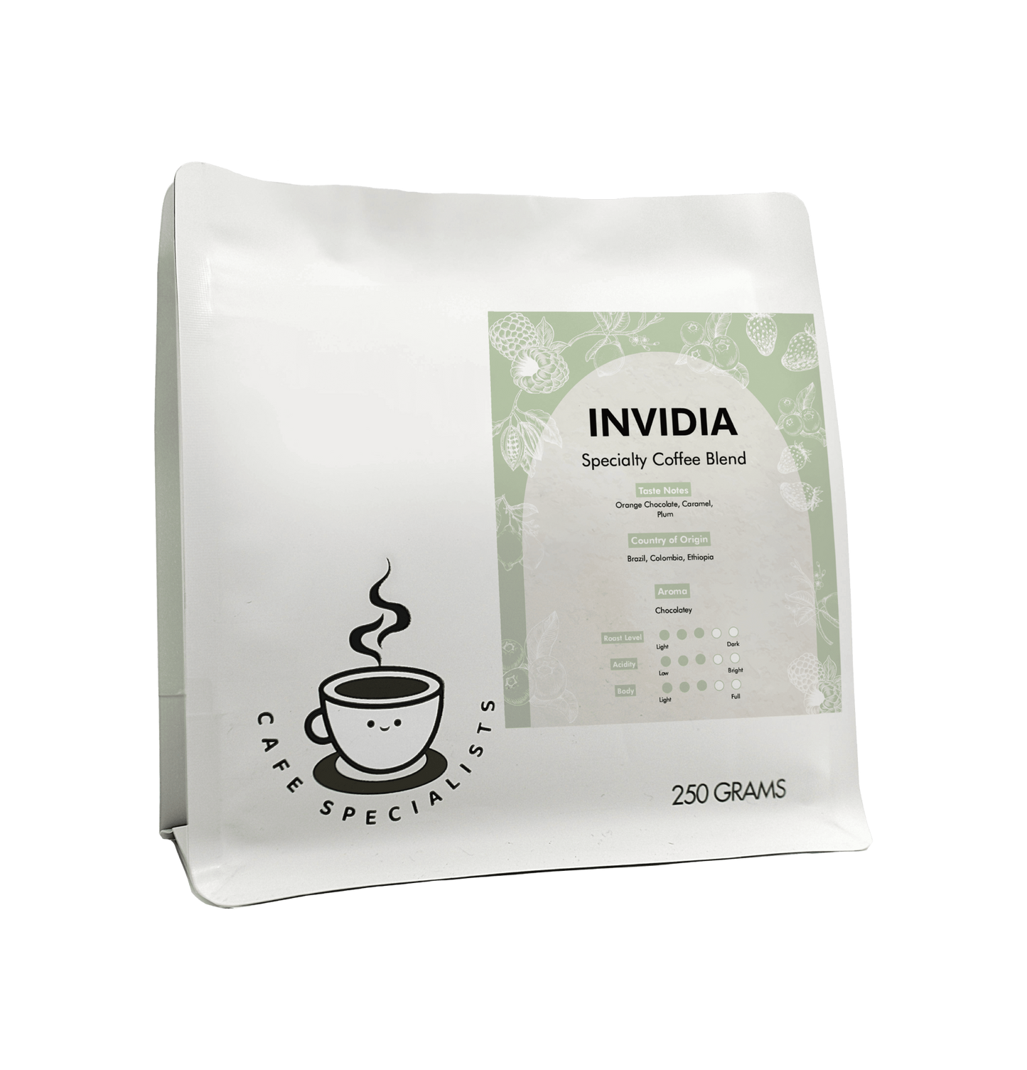Premium 'Invidia' Blend Coffee Beans