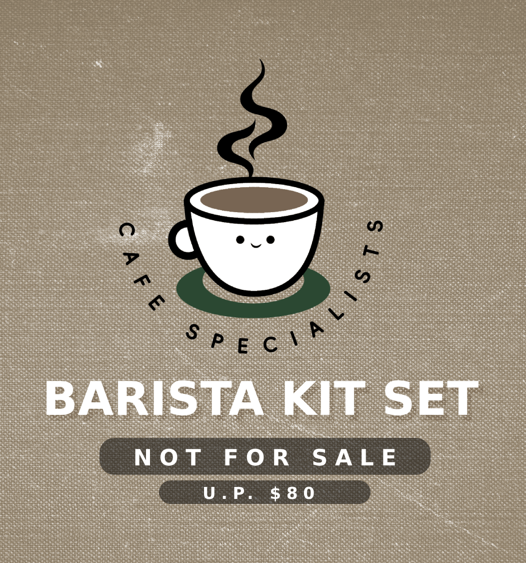 (Not For Sale) Cafe Specialists Barista Kit Set