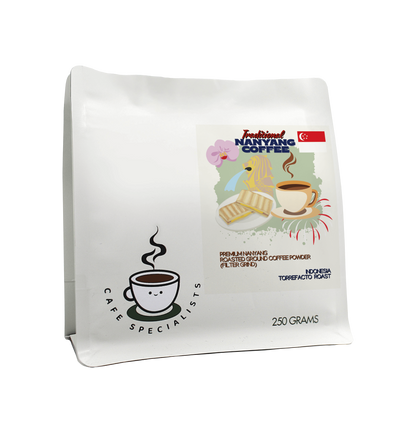 Premium Traditional Nanyang Roasted Ground Coffee Powder (Filter Grind)