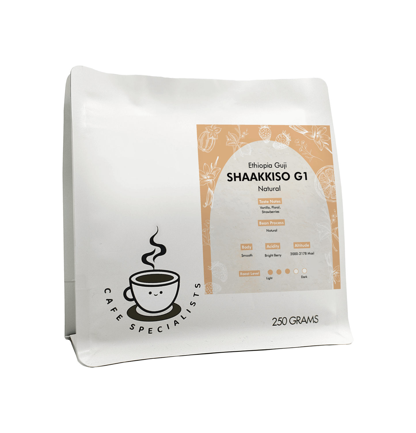 Ethiopia Guji Shaakkiso G1 Natural Coffee Beans