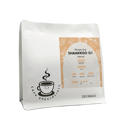Ethiopia Guji Shaakkiso G1 Natural Coffee Beans