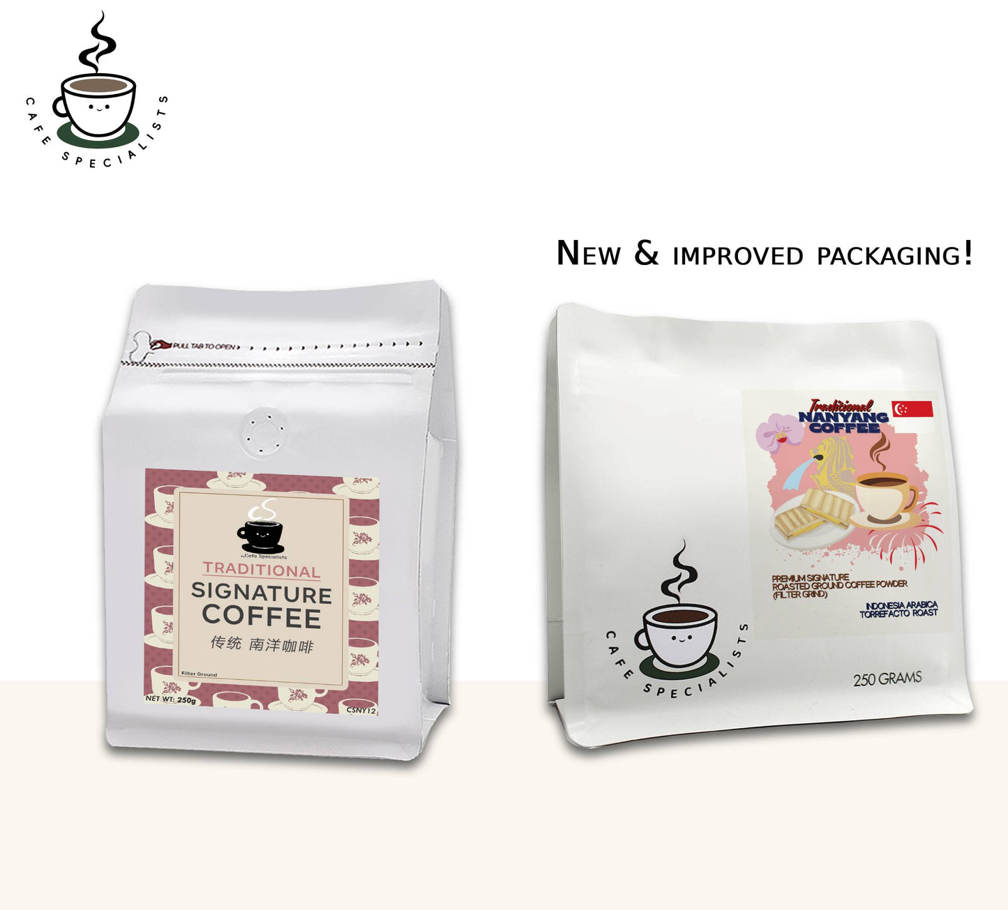 Premium Traditional Signature Roasted Ground Coffee Powder (Filter Grind)