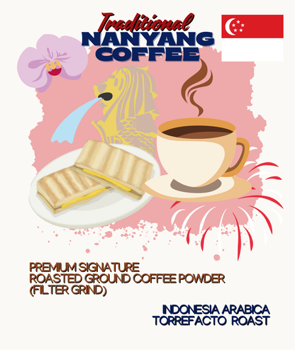 Premium Traditional Signature Roasted Ground Coffee Powder (Filter Grind)