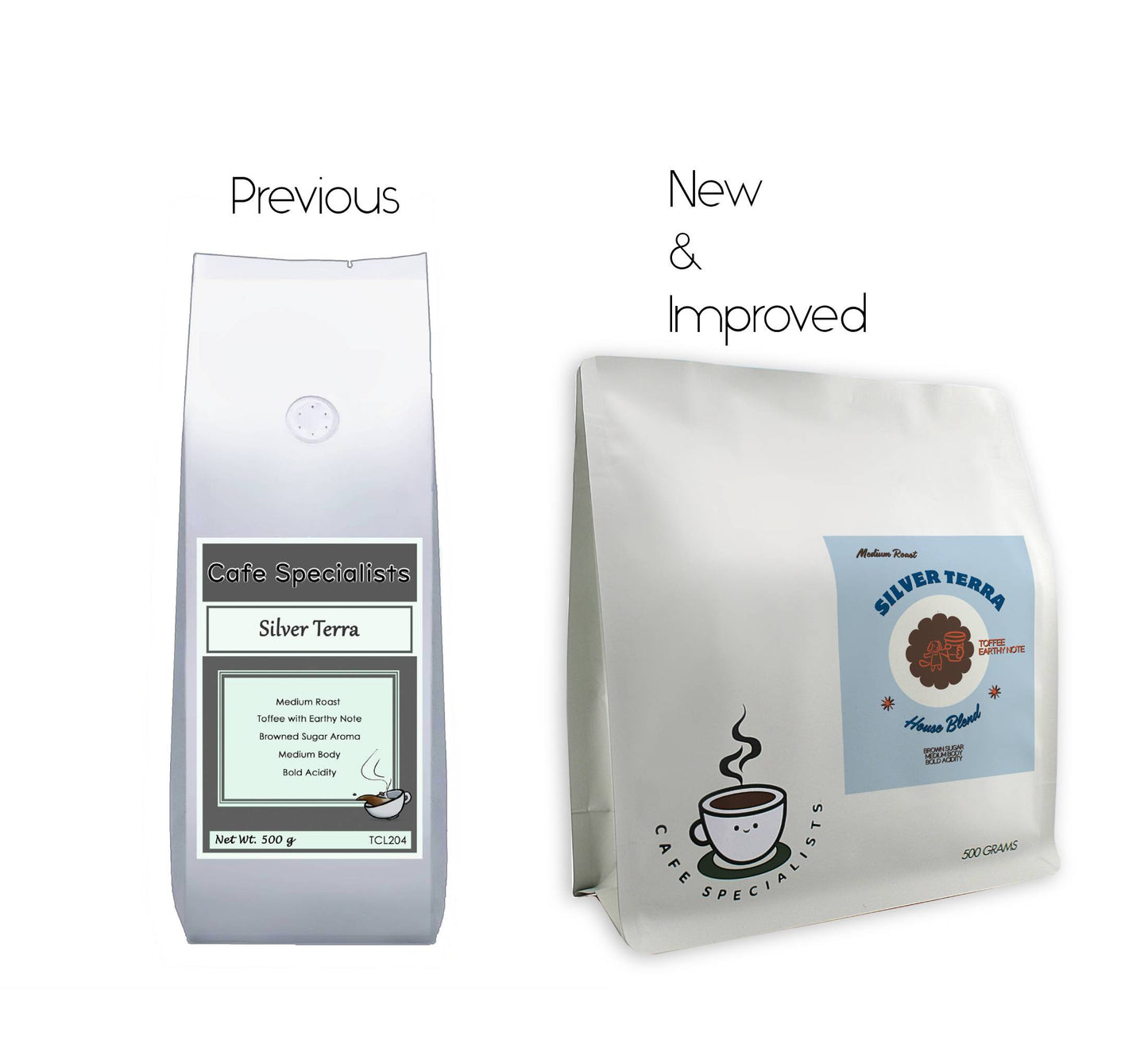 Silver Terra Coffee Beans