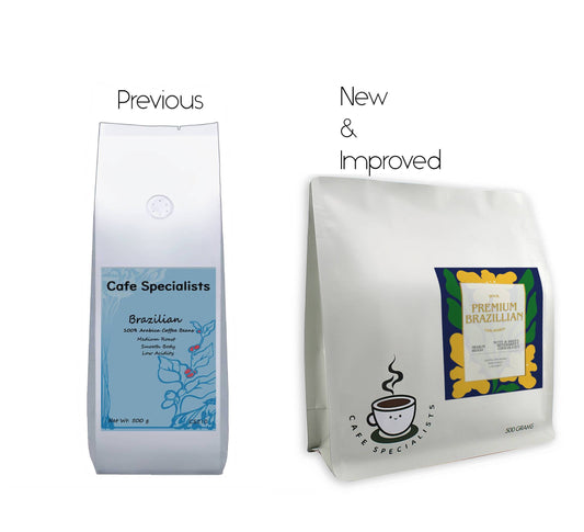 Premium Brazilian 100% Arabica Coffee Beans