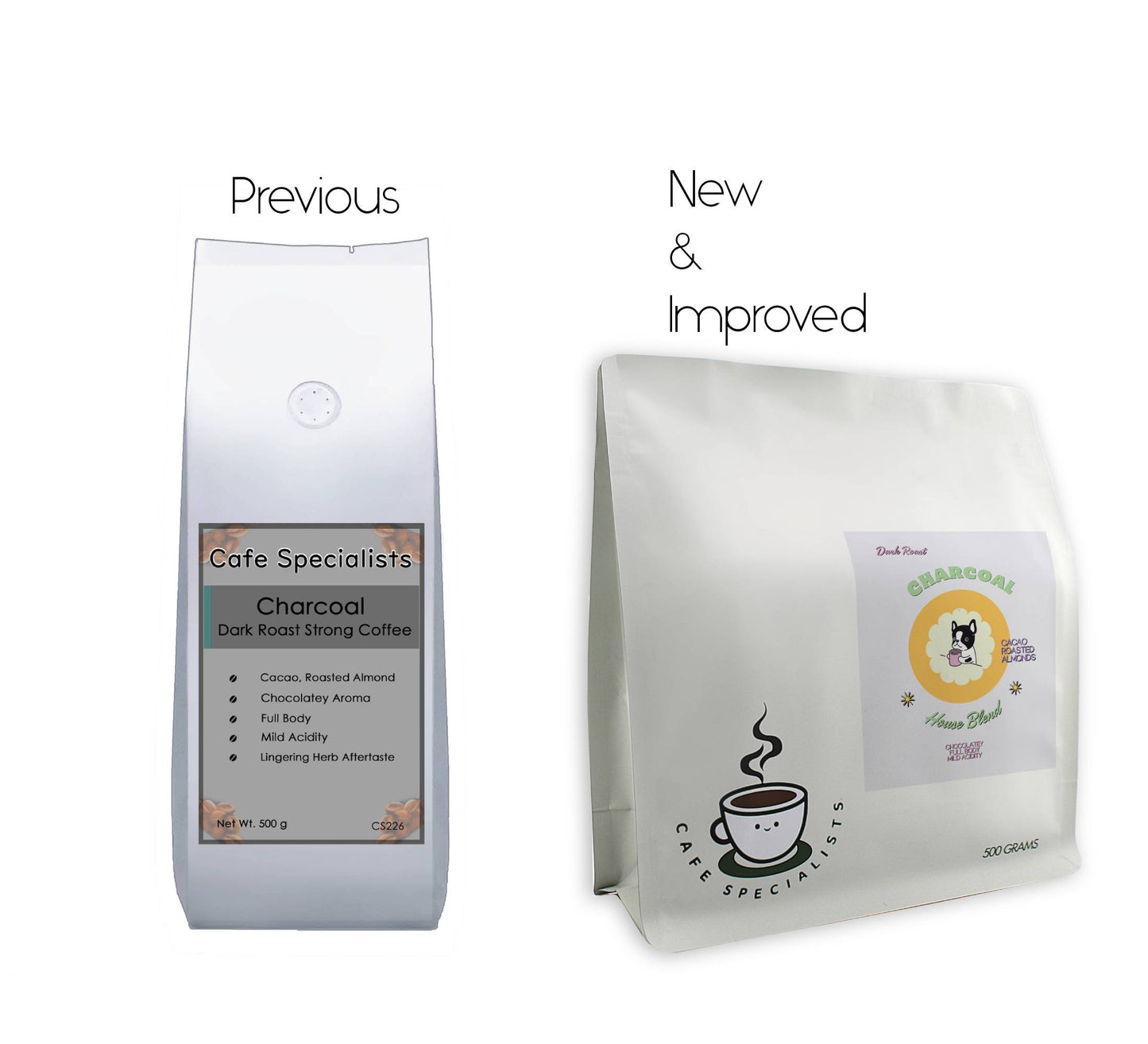 Charcoal Dark Roast Strong Coffee Beans