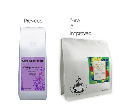 Premium Ethiopian Mocca 100% Arabica Coffee Beans