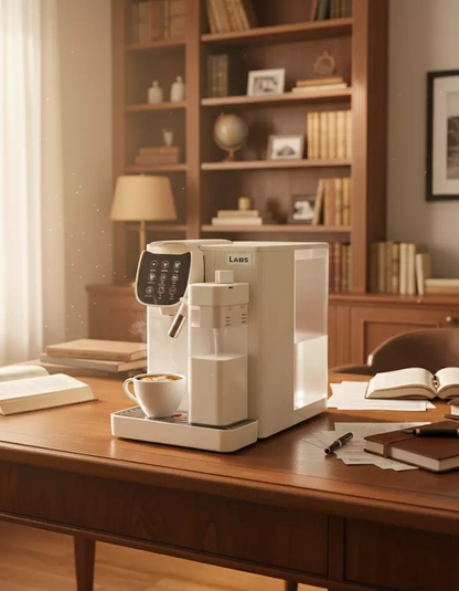 LABS Coffee Capsule Machine with Milk Frother (Aurora)
