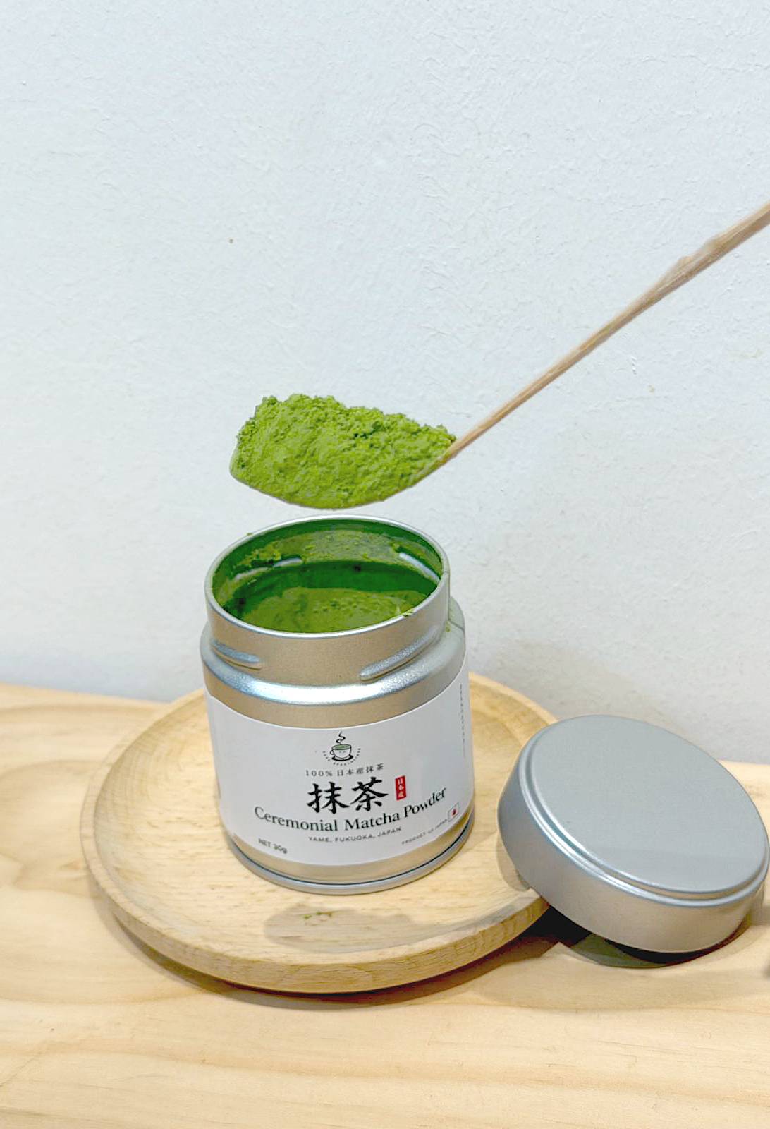 Cafe Specialists Ceremonial Grade Matcha 30g Tin - Yame, Fukuoka, Japan